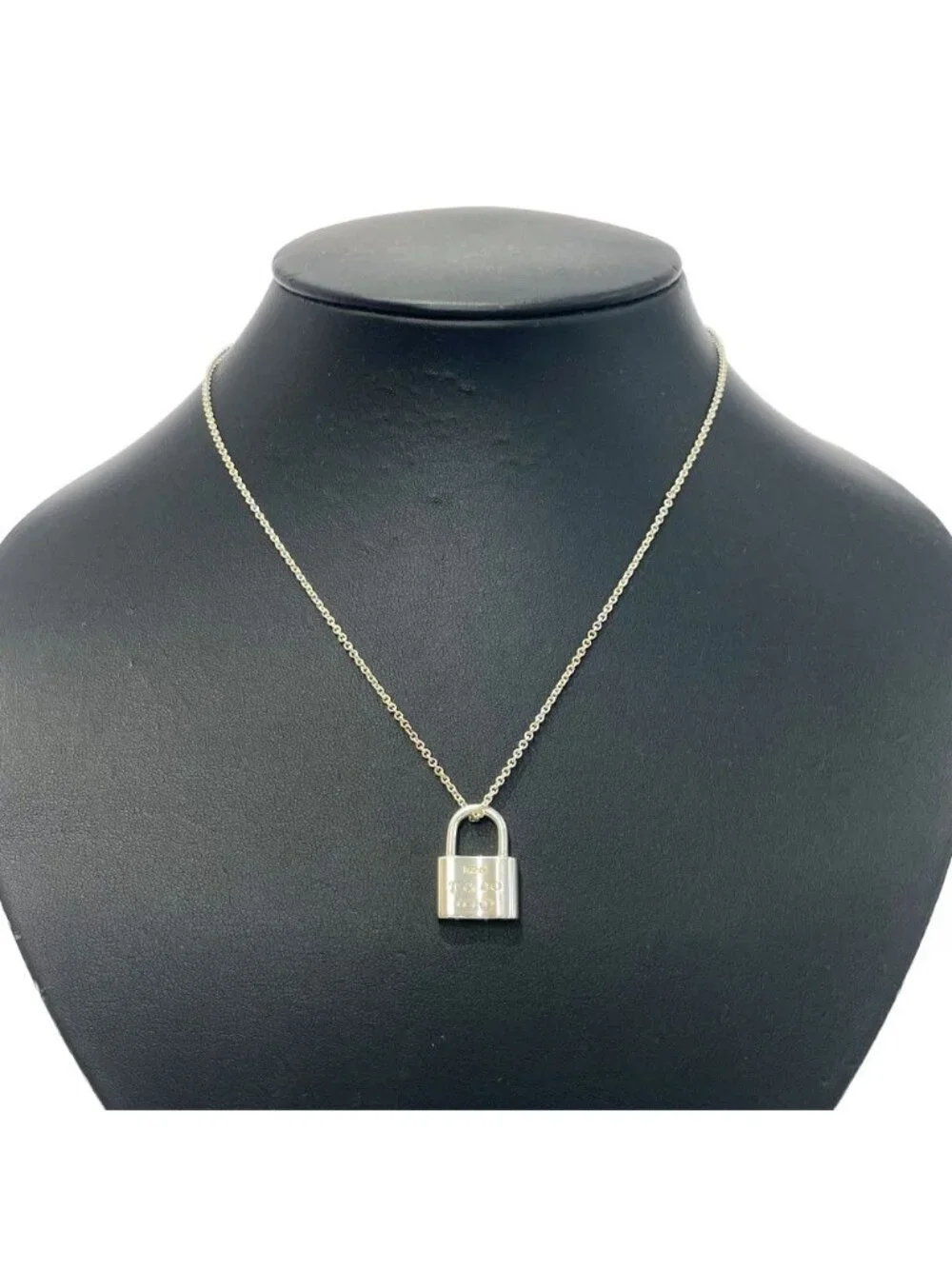 Tiffany & Co Silver 1837 Padlock Necklace